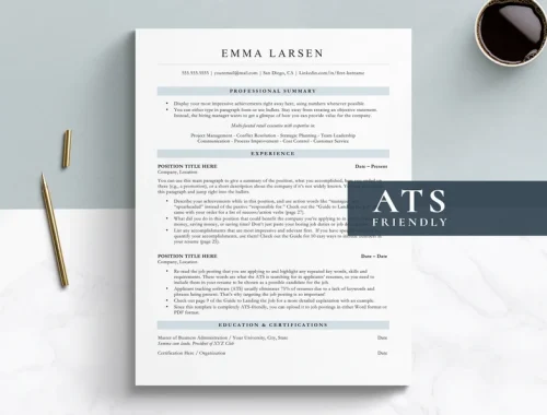 ATS Friendly Resume Template